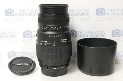 Sigma 70-300mm f/4-5.6 Tele-Macro + Hood - Pentax K AF Fit - Image 1 of 4
