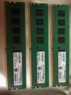 Crucial 4GB DDR4-2133 CT4G4DFS8213.C8FAR11 1.2V SR x8 UDI - Image 1 of 3
