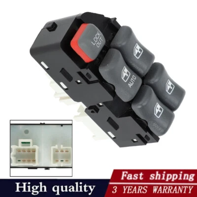 Front Left Window Switch 10290242 For Pontiac 1995-05 Sunfire 1997-03 Grand Prix - Image 1 of 4