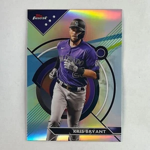2023 Topps Finest Colorado Rockies Base #8 #55 #80 Kris Bryant Refractor - Bild 1 von 9