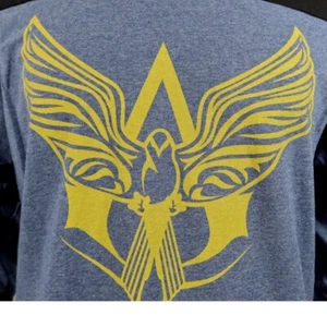 Assassins Creed  T Shirt Size L IV Black Flag Long Sleeve Gray - Picture 1 of 4