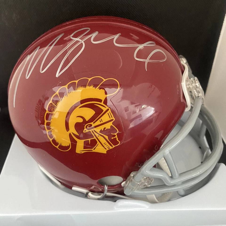 MARK SANCHEZ #6 - Signed USC TROJANS Mini Helmet - JSA Certified - Image 1 of 1