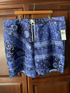 Bañador Polo Ralph Lauren para hombre talla 42 azul, forrado de malla, cordón, bolsillos - Imagen 1 de 9
