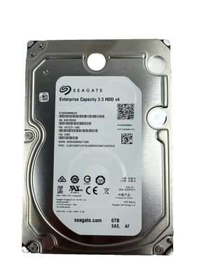 SEAGATE 6TB 3.5" SAS HDD 7200 RPM ST6000NM0034 - Image 1 of 3