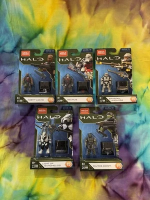 Mega Construx Halo Heroes Series 15 - COMPLETE Set Of 5 New - Image 1 of 4