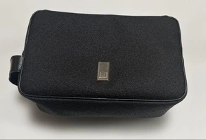 Dunhill Bolso Clutch Segundo Bolso Cuero Negro Cremallera Alrededor Para Homb... - Imagen 1 de 24