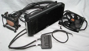 Corsair Hydro Series 240mm AIO Liquid CPU Cooler Intel AMD + 3 RGB Fans Tested - Picture 1 of 6