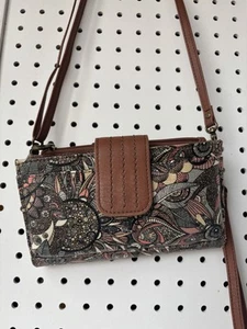 Cartera bandolera de hombro Sakroots Artist floral Sienna Spirit Desert - Imagen 1 de 10