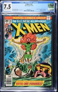X-Men #101 CGC Sehr guter Zustand - 7,5 Origin and 1st Appearance of Phoenix !!! Marvel 1976 - Bild 1 von 2
