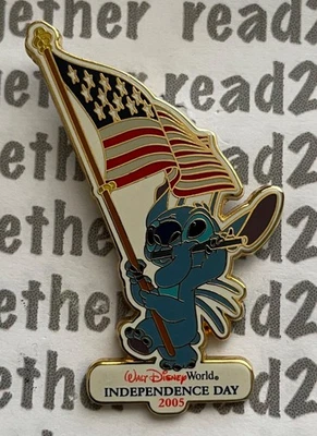 Prendedor Disney WDW Stitch Día de la Independencia 2005 Foto 1 de 3