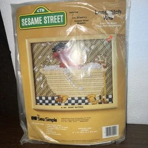 Coser simple - Kit de puntada larga SEASAME STREET #L-302 Ernie Bathing - Sellado - Imagen 1 de 3