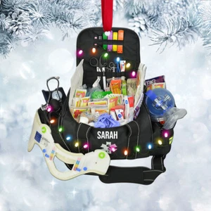 EMT Bag Personalized Christmas Ornament- Best Gift For EMT Workers - Picture 1 of 1