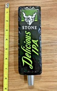 Stone Beer Tap Handle Knob Keg Draft Bar Top Brewing Kegerator Delicious IPA - Picture 1 of 6