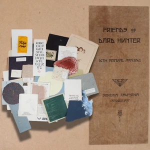 Paquete de recuerdo de amigos 1997 muestras de papel hechas a mano Dard Hunter Sonoma CA - Imagen 1 de 3