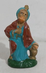 I117527 Pastorello Presepe - Statuina in celluloide - Re Magio - Picture 1 of 5