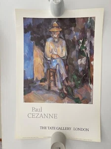PAUL CEZANNE, 'DER GÄRTNER, 1906' SELTENER AUTHENTISCHER 1985 TATE GALLERY KUNSTDRUCK - Bild 1 von 6
