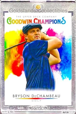Bryson DeChambeau RARE ROOKIE COLOR BLAST INVESTMENT CARD SSP UPPER DECK MINT - Image 1 of 4