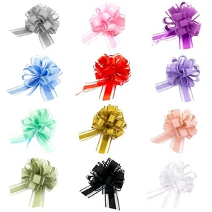Geschenk Schleife Matt Geschenke Zuckertüten Basteln Dekorieren - Farbe wählbar - Bild 1 von 13