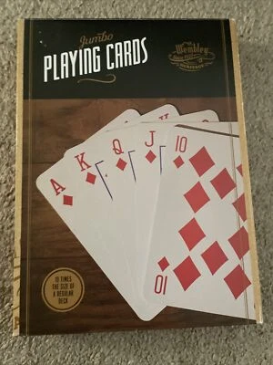 Wembley Jumbo Playing Cards New In Box 10 X Regular Size - Image 1 of 4