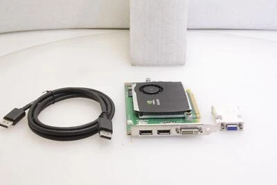 Dell R784K Video Card 512MB PCIe.W/ VGA  ADAPTER, DP CABLE.TESTED.SKU211605 - Image 1 of 3
