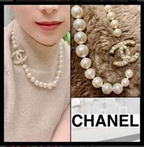 Chanel Coco Mark Pearl Gold Choker Necklace (100th Anniversary Model) - Picture 1 of 8