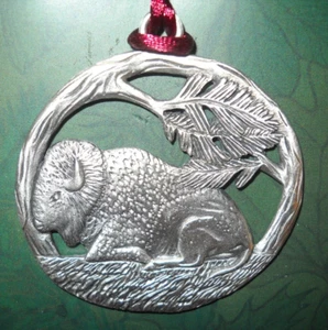 Möwe Zinn Bison Ornament National Wildlife Federation NEU - Bild 1 von 2