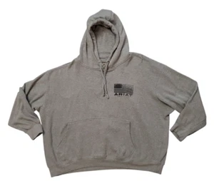 Ariat XXL Land of the Free Eagle grau Herren Hoodie Pullover Sweater *kurz* A10 - Bild 1 von 10