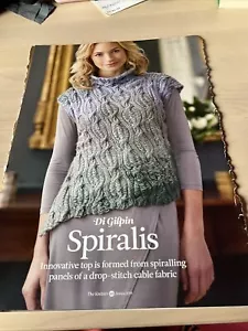 Women Spiralis Cable Short Sleeve Sweater Jumper Knitting Pattern Di Gilpin - Picture 1 of 6
