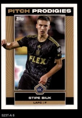 2023 Topps MLS #6 Stipe Biuk Pitch Prodigies LAFC 8 - NM/MT - Image 1 of 2