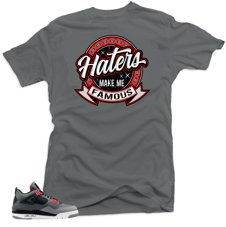 Shirt To Match Jordan 4 Infrared Volt - Haters Snelos Match Shirts