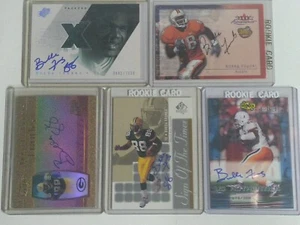 BUBBA FRANKS 2000 ROOKIE AUTO COLLECTION 5 CARD LOT - Picture 1 of 8