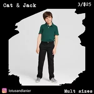Pantalones negros Cat and Jack talla múltiple nuevos con etiquetas 3/$25 - Imagen 1 de 6