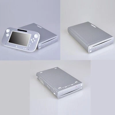 7色碳纤维乙烯基保护套保护膜皮肤贴纸适用于任天堂Wii U — 第 1/4 张图片