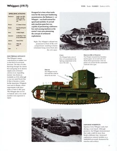 1917 WHIPPET Tank Spec PIN-UP WALL ART PRINT - BRITISH MEDIUM TANK - Imagen 1 de 4