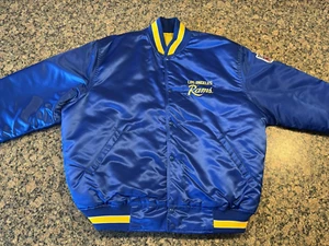 Los Angeles Rams Vintage Starter Jacket Blue XXL MINT (In Storage for 30 Years) - Picture 1 of 11