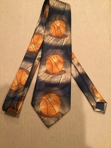 Steven Harris Basketball Tie, Brown Orange Basketballs (LNC) - Bild 1 von 5