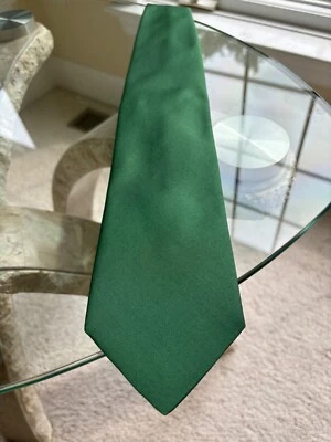 🔥🔥 男式 MAUS & HOFFMAN 绿色领带宽:3.75 英寸长:57 英寸!🔥🔥 — 第 1/2 张图片