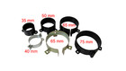 4x Elko mounting clamp, mounting clip, electrolyte capacitor mounting clamp