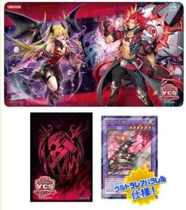 Yugioh Fiendsmith Duel Set YCSJ 2024 Osaka Playmat Sleeve Card KONAMI - Picture 1 of 2