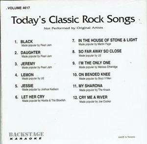 90's Pop Classics Karaoke CDG PEARL JAM Hootie MELISSA ETHERIDGE Boyz II Men U2 - Picture 1 of 3