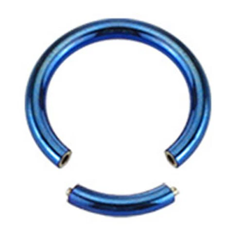 1 - Titanium Plated Over 316L Surgical Stainless Steel Segment Rings C230 - Image 1 of 1