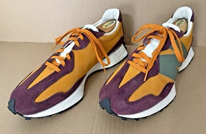 New Balance 327 MS327LY1 Herren Wildleder Orange & Burgund Turnschuhe-US-Größe 12 D - Bild 1 von 7