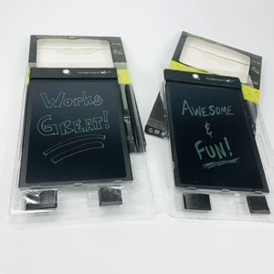 2-PACK Boogie Board LCD Writing Tablet eWriter 8.5", Black - only one stylus (B)
