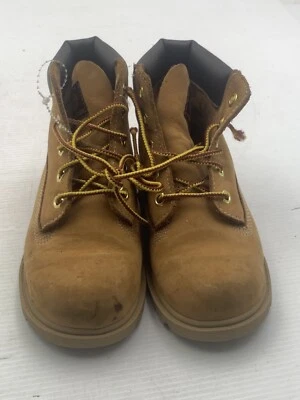 Timberland Boys Boots Size 12 Wheat Preowned - Image 1 of 4