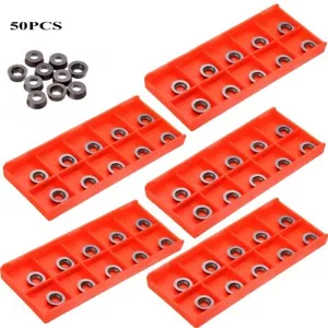 50pcs RPMW1003MO CK205 Tungsten Carbide Insert Milling Cutter Lathe Mill Tools - Picture 1 of 13