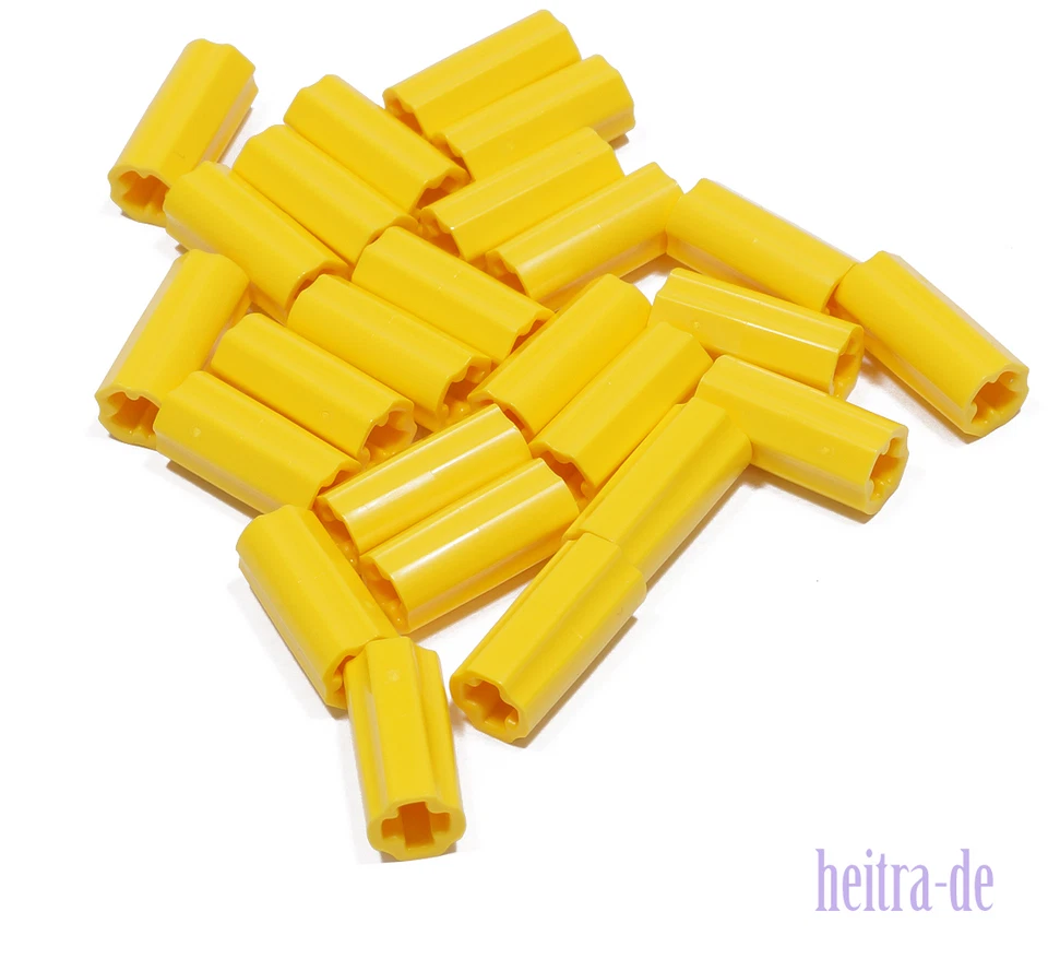LEGO Technik - 25 Hülsen gelb / Verbinder / Axle Connector / 6538c NEUWARE - Bild 1 von 1