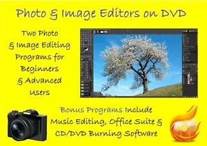 Photo & Image Editor Editing Software PC Windows -  8 PROGRAMS 1 DVD - Picture 1 of 1