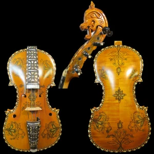 Hardanger fiddle Norwegian fiddle 4/4 violin (4*4),copy hardanger #12864 - Picture 1 of 12