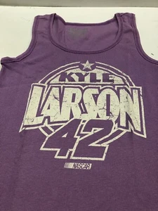 Kyle Larson Nascar # 42 Ladies Lavender Tank Top Size Small Chase Authentics C - Picture 1 of 3