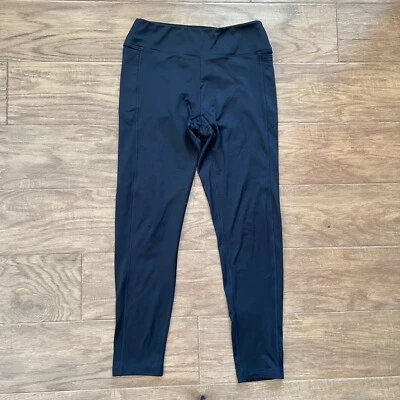 PINK Victoria's Secret Cozy Leggings Women's Size L Black Fleece Lined - Image 1 of 4